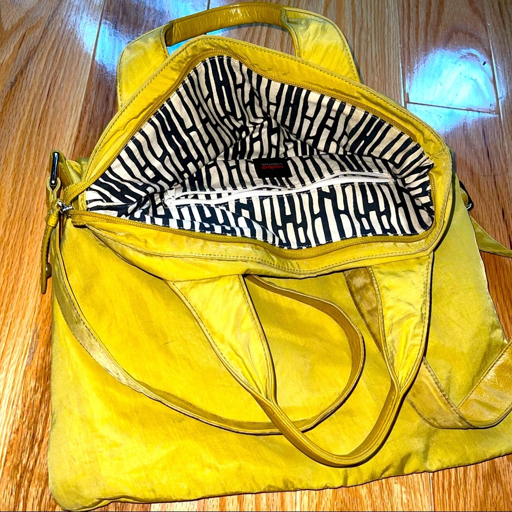 HOBO yellow convertible crossbody bag